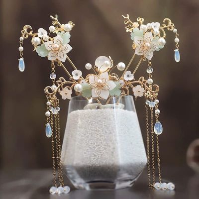 Hanfu dress Hairpin Retro Tassel Step Super Fairy Hairpin