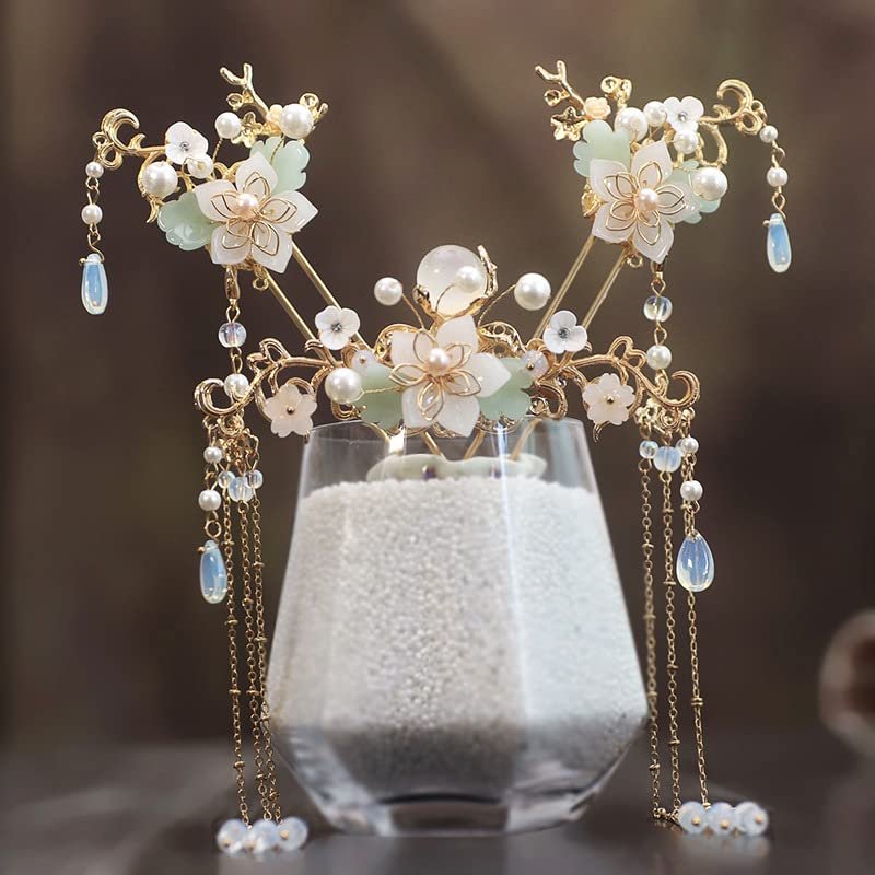 Hanfu dress Hairpin Retro Tassel Step Super Fairy Hairpin