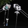 Chinese Style Flower 1 Tassel Hairpin Hanfu Accessories Hairpin Retro Flower Hairpin 1 view 2