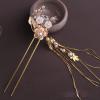 Chinese Hair Accessories Hairsticks Tassel Step Swinging Hairpin A1 view 2