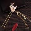 Chinese Hair Accessories Hairsticks Tassel Step Swinging Hairpin A1 view 3