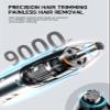 ZORAMI Rechargeable Ear and Nose Hair Trimmer - 2025 Professional Painless Eyebrow & Facial Hair Trimmer for Men Women, Powerful Motor and Dual-Edge Blades for Smoother Cutting Black view 4