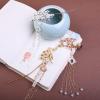Ancient Hairpin Step Shake Hair Clasp Female Antique Hair Accessories Tassel Hair Pin dress AH view 4