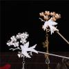 Qianhe Tassel Hairpin Hair Accessories Hanfu dress Wind Step Shaking Flower Pearl Hairpin B1 view 3