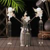 Chinese Style Ancient Hanfu Pearl Tassel Hairpin Hairpin Handmade dress 2 view 3