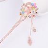 Metal Chinese Style Hair Stick Flower Hair Chopsticks Hair Clip Opal Clip Female Hair Accessories Multicolor view 1