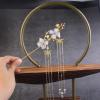 Antique Fringed Side Step Hairpin Girl Hairpin Accessories C view 4