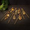 Women Vintage Blonde Hair Accessories Boho Hair Clips Summer Ethnic Hair Clips Wedding Jewelry Style 6 view 2
