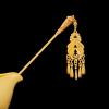 Women Vintage Blonde Hair Accessories Boho Hair Clips Summer Ethnic Hair Clips Wedding Jewelry Style 6 view 3