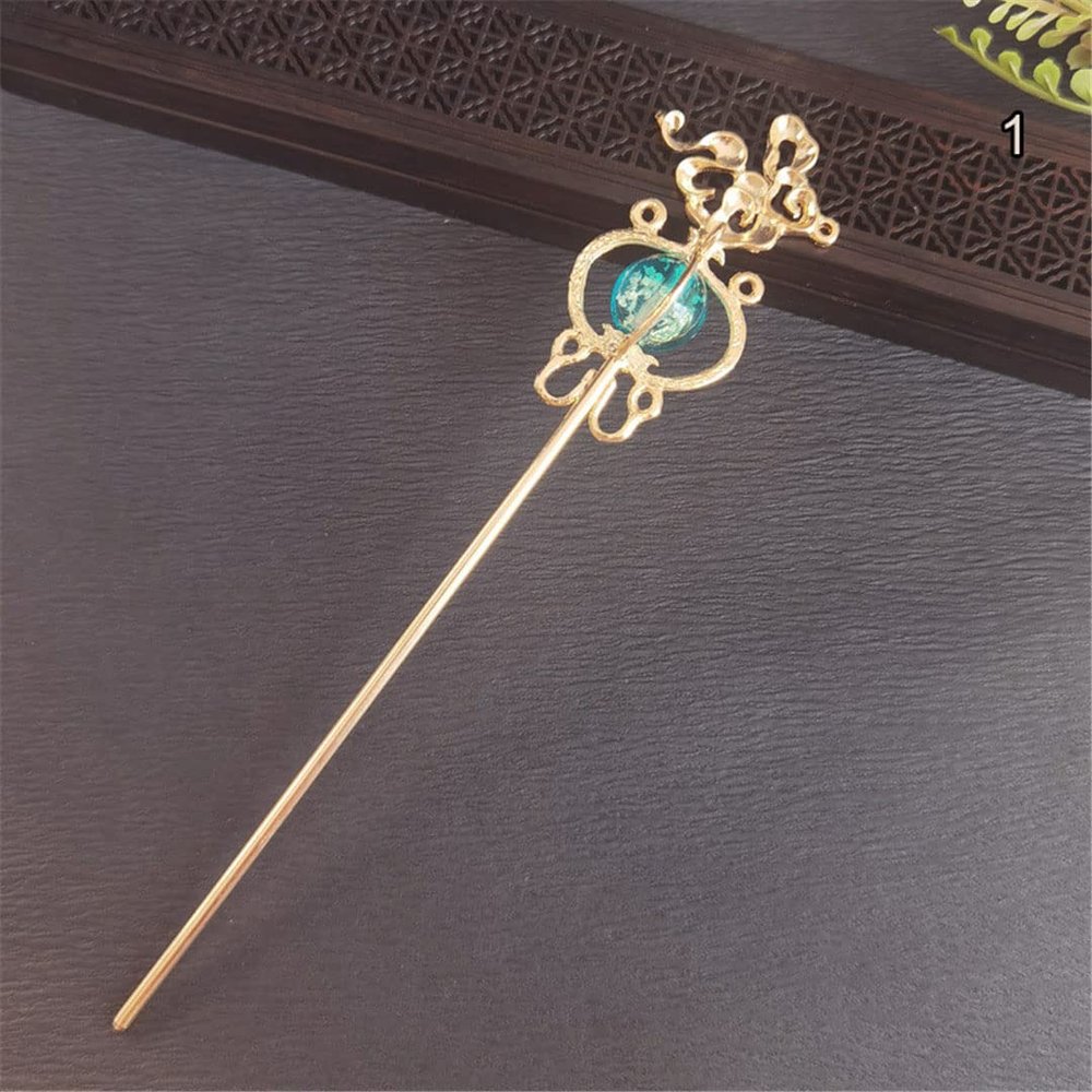 Ancient Style Hairpin / Coca Scepter Hairpin Fairy Tassel gear Metal Hairpin 1