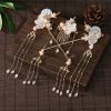 Chinese Style Ancient Hanfu Pearl Tassel Hairpin Hairpin Handmade dress 5 view 4