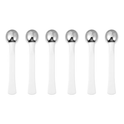 EXCEART 6pcs Eye Cream Applicators Face Eye Roller Massage Care Applicator Wand Stick Metal Cream Roller Wand