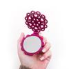 1 Pc Compact Pocket Handbag Mirror Makeup Cosmetic Travel Purse Folding Portable view 1