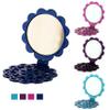 1 Pc Compact Pocket Handbag Mirror Makeup Cosmetic Travel Purse Folding Portable view 3
