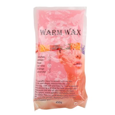 Paraffin Wax Machine Refills, Paraffin Wax Machine Refills Paraffin Wax Block Nourishing Hand Feet for Home Beauty Salon 450g Extra suitable for of skin(Peach)