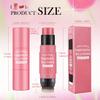 LOKFAR Cream Blush Stick for Cheeks - 2 in 1 Multi Makeup Blush with Brush for Cheeks Tint & Eyes & Lips, Waterproof Smooth Creme Texture, Long-lasting Wear All Day, #01 Cherry Pink view 2