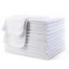 POLYTE Professional Quick Dry Lint Free Microfiber Hair Drying Salon Towel, 16 x 29 in, 12 Pack (White) view 1