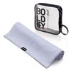 Boldify Quick Dry Microfiber Towel Wrap for Women - for Thin and Curly Hair - Anti Frizz Plopping Towel, Fast Drying Turban - Grey view 1