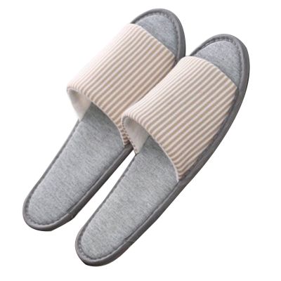 Spa Slippers for Men - 10 Pairs Open Toe Spa Slippers Hotel Guest Slippers for Spa, Party Guest, Hotel and Travel, Fits Most Men and Women (Color : Beige, Size : 29cm/11.4inches)
