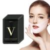 APPTI Double V Shape Chin Reducer Face Lifting Mask, Firming Tightening Facial Masks Chin Up Patch V Line Lifting Mask for Women Men Face and Neck Slimmer 5 Pieces view 1