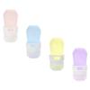 Beaupretty 4pcs Travel Squeeze Bottles Toiletries Container for Lotion Shampoo Wash Compact Leakproof Travel Bottles view 1