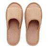 1 Pairs Open Toe Eco-Friendly Slippers Spa Slippers Unisex Hotel Slippers for Women and MenNon-Disposable Guest Slippers (Color : Light Brown, Size : 29cm/11.4inches) view 1