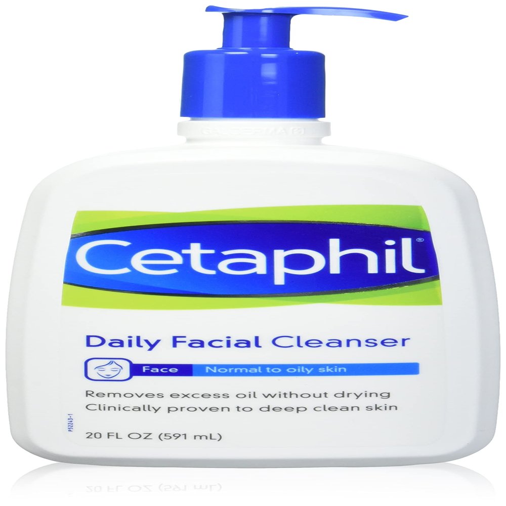 Cetaphil Face Wash, Daily Facial Cleanser for Combination to Oily Sensitive Skin, Gentle Foaming Deep Clean Without Stripping, 20 fl oz (Pack of 1)
