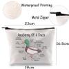 MNIGIU Duck Cosmetic Bag Anatomy Of A Duck Duck Lover Gift Travel Zipper Pouch Duck Farm Farmer Gift (Anatomy Duck bag) view 3