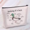 MNIGIU Duck Cosmetic Bag Anatomy Of A Duck Duck Lover Gift Travel Zipper Pouch Duck Farm Farmer Gift (Anatomy Duck bag) view 4