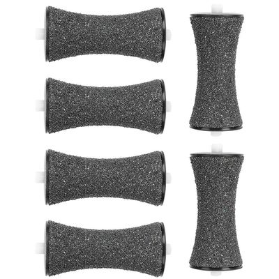 Amope Replacement Rollers Foot File Roller Head, 5 Pcs Replacement Rollers Foot File Roller Head for Women Man Foot File Refills Pedicure Hard Skin Remover Rollers Electric Callus Remover Accessories