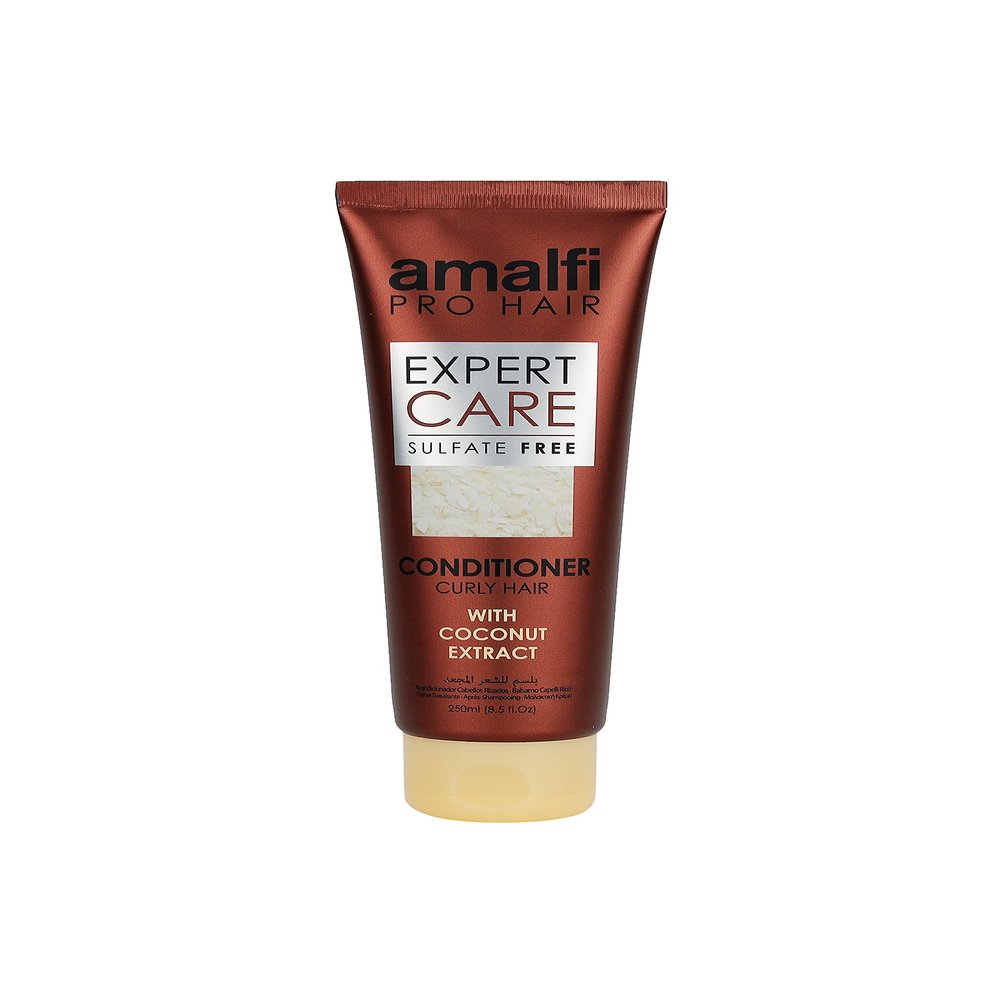 Amalfi Sulfate Free Conditioner for Curly Hair with Coconut Extract - 8.5 Fl Oz, Hydrating and Frizz Control, Nourishing and Gentle Formula