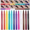 BestLand 12 Colors Matte Liquid Eyeliner Set Rainbow Colorful Neon Eyeliner Pencil Pigmented Waterproof Smudgeproof Long Lasting Gel Eye Liner Christmas Makeup Gift Kit for Women (Set E) view 1