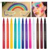 BestLand 12 Colors Matte Liquid Eyeliner Set Rainbow Colorful Neon Eyeliner Pencil Pigmented Waterproof Smudgeproof Long Lasting Gel Eye Liner Christmas Makeup Gift Kit for Women (Set E) view 2