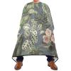 ALAZA Tropical Plants Floral Cactus Barber Cape for Men Women, Waterproof Haircut Apron Beard Shaving Bib Hair Cutting Cloth 55 x 65 Inch view 2