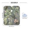 ALAZA Tropical Plants Floral Cactus Barber Cape for Men Women, Waterproof Haircut Apron Beard Shaving Bib Hair Cutting Cloth 55 x 65 Inch view 3