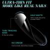 gelike ec Short Coffin Nail Tips: Soft Gel False Nail Tips Full Cover for Nail Extension,Acrylic Nails Professional Clear Gelly Tips False Press on Preshaped PMMA,12 Sizes 240PCS view 4