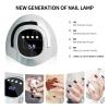 UV Nail Lamp, MIRAGE LAYON 288W UV Light Gel Nail Dryer with 63 Lamp Beads, Auto Sensor and 4 Timers LCD Display, Professional LED UV Lamp for Fingernail and Toenail view 4