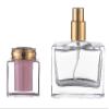 30ML Glass Perfume Bottles Empty 6 Colors Spray Perfume Bottles with Gold Screw Lid Refillable Portable Empty Square Perfume Atomizer Vials Refillable Cosmetic Containers for Perfume Essential Oils Liquids view 2