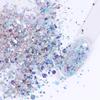 Holographic Nail Art Sequins Glitter Kits 8 Boxes 3D Nails Glitter Metallic Shining Flakes Acrylic Powder Dust Sequins for Nails Decoration Holographic Manicure Tips (Pink) view 4