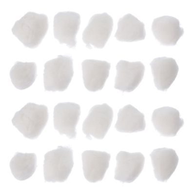 Healifty 12bags Non Medical Cotton Balls Degreasing Cosmetic Cotton Balls for First Aid Cleaning Soft Absorbent for Salon and Home Use for Sensitive Skin
