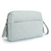 BAGSMART Makeup Bag, Cosmetic Bag for Purse,Travel Make Up Pouch,Water-resistant Toiletry Bag Elegant Roomy, Makeup Accessories Organizer, Light Blue view 1