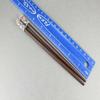 Dk Brown Crystal Sequin Wood Set 2 Hair Chop Sticks Accessory Picks Pins 7" Long Fashion hair Accessories for Women view 3