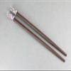Dk Brown Crystal Sequin Wood Set 2 Hair Chop Sticks Accessory Picks Pins 7" Long Fashion hair Accessories for Women view 4