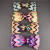 Aqua Black Fabric Big Huge BOW 6" Wide Barrette Hair Clip Gator Claw Kawaii Fashion hair Accessories for Women view 4