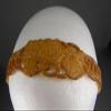 Yellow Tie Dye Carved Look Plastic Headband Hair Band Accessory Grip Teeth Fashion hair Accessories for Women view 2