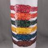 Yellow Tie Dye Carved Look Plastic Headband Hair Band Accessory Grip Teeth Fashion hair Accessories for Women view 4