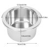 Wax Warmer Inner Pot, 100mm Wax Warmer Replacement Wax Pot Portable Hair Removal Waxing Bowl Accessory Ear Wax Removal Wax Beads Candle Wax Pots for Hair Remover Machine view 4