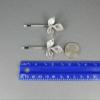 2 Silver Laurel Leaf Leaves Bobby Bobbi Pins Clip Barrette Hair Pin Set Of 2 Fashion hair Accessories for Women view 3
