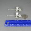 2 Silver Laurel Leaf Leaves Bobby Bobbi Pins Clip Barrette Hair Pin Set Of 2 Fashion hair Accessories for Women view 4