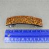 Brown Copper Barrette Paisley Wood Grain Plastic Rectangle Hair Clip 4.25" Fashion hair Accessories for Women view 3